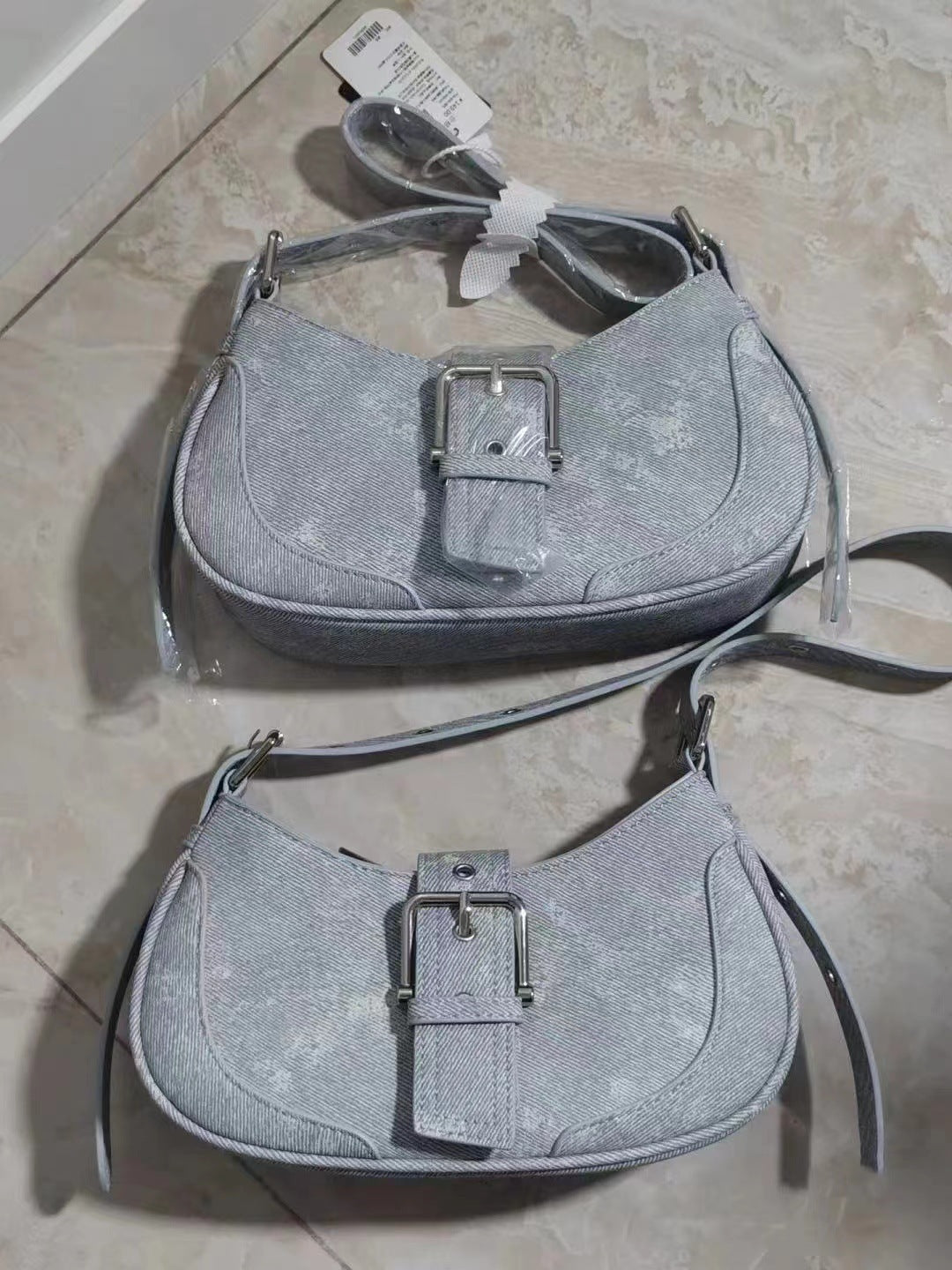 Texture Stick Cowboy Shoulder Bag