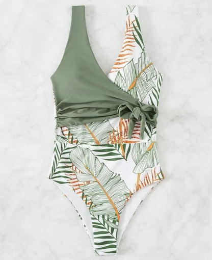 Minimalist Printed Swimsuit