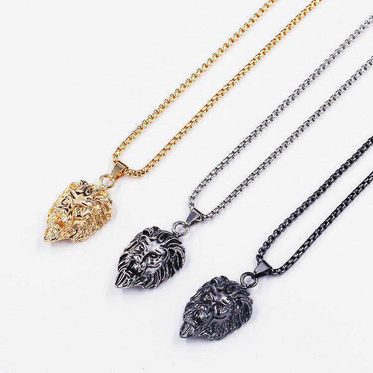 Lion head necklace