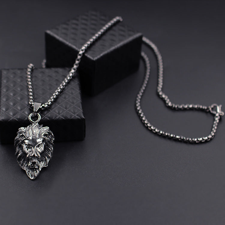 Lion head necklace