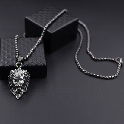Lion head necklace