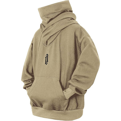 Pile Collar Hooded Sweater