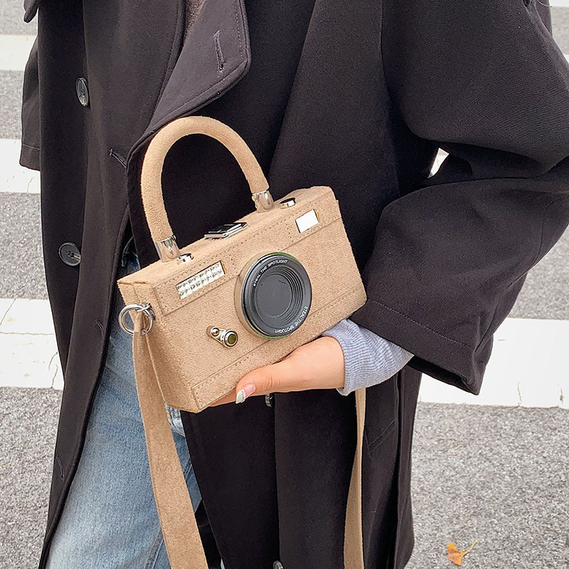 Frosted Camera Shoulder Bag