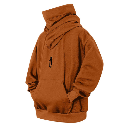 Pile Collar Hooded Sweater