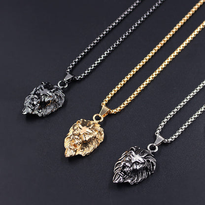 Lion head necklace