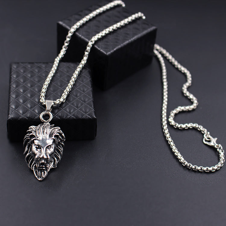 Lion head necklace