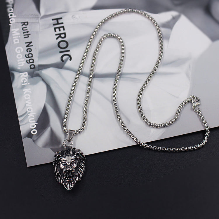 Lion head necklace