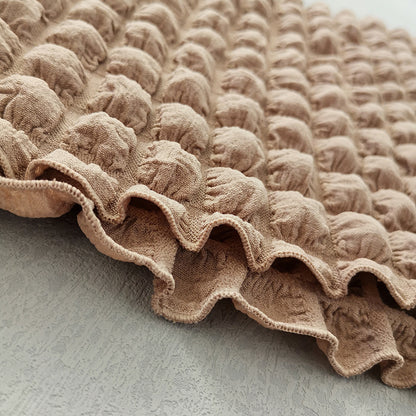 Lace-up Seersucker Three-piece Bikini