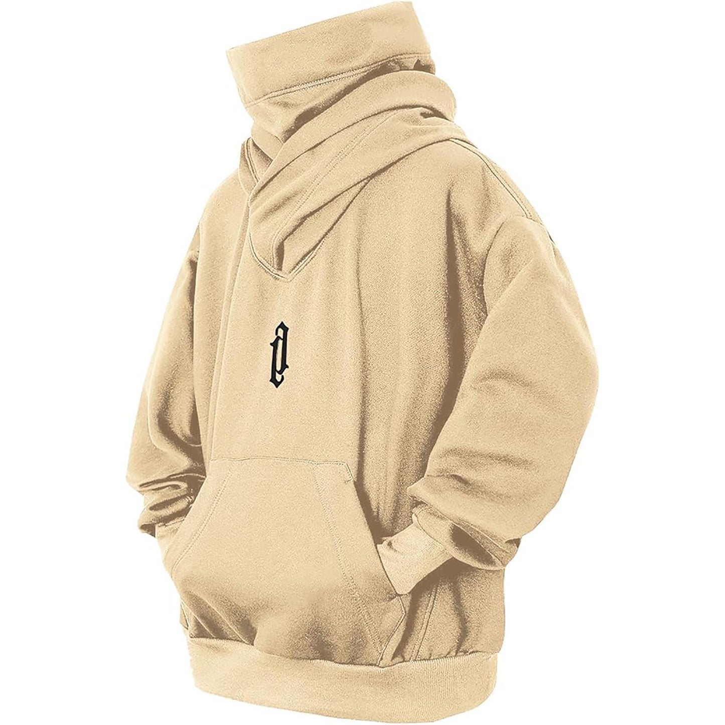 Pile Collar Hooded Sweater