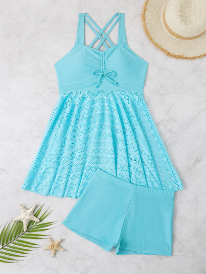 Skirt Split Two-piece Swimsuit