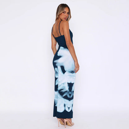 Suspenders Printed Slim Fit Dress