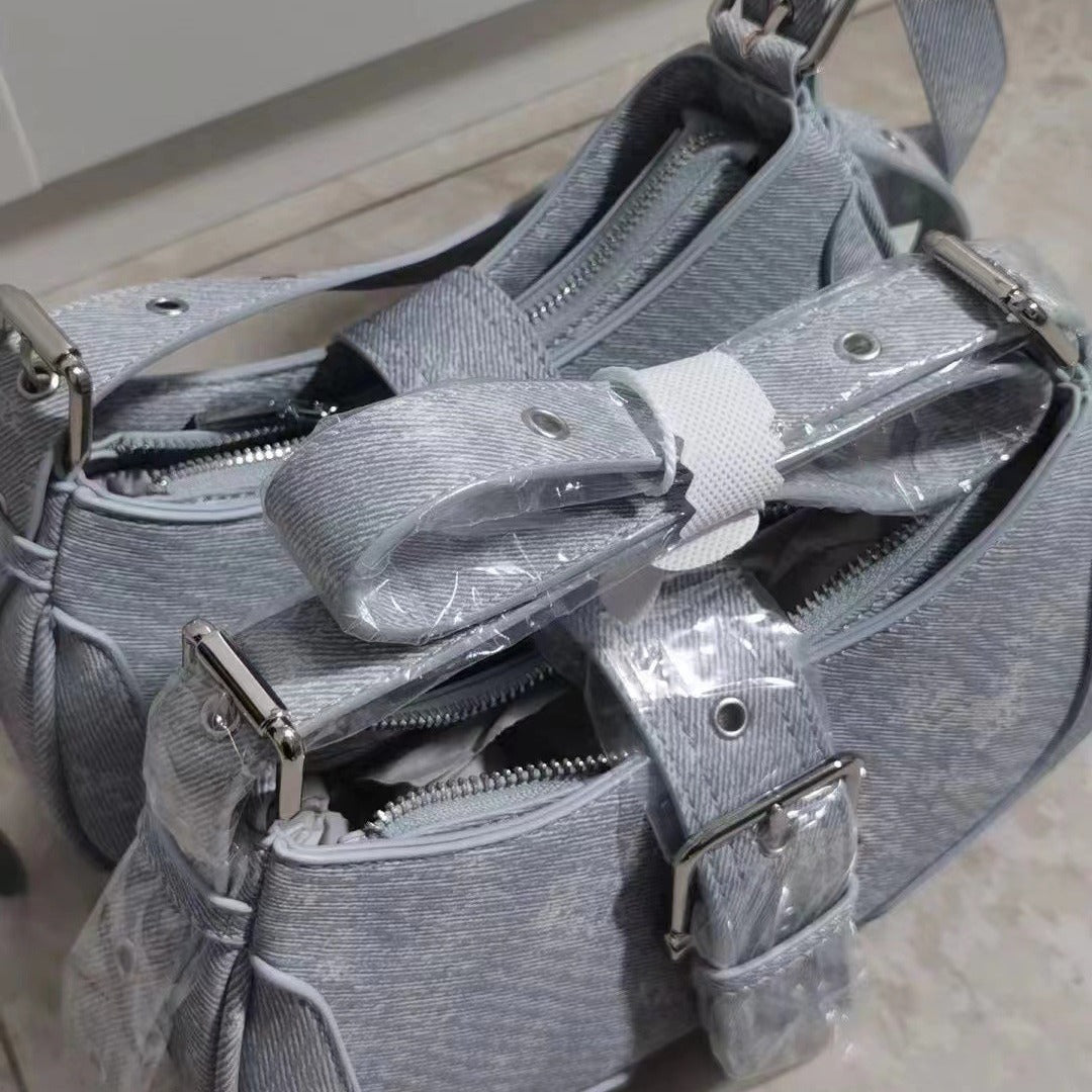 Texture Stick Cowboy Shoulder Bag