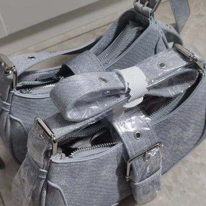 Texture Stick Cowboy Shoulder Bag