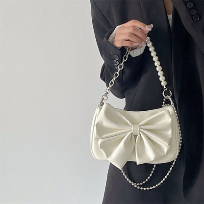 Pearl Chain Shoulder Bag
