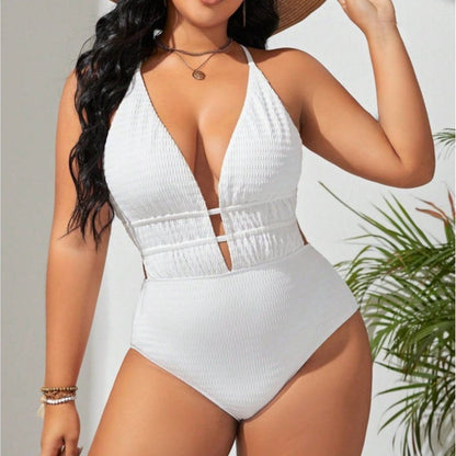Belly-covering One-piece Swimsuit