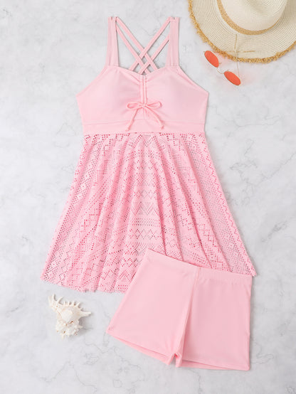 Skirt Split Two-piece Swimsuit