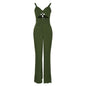 Suspender Slim Fitting Jumpsuit