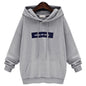 Hooded Plus Fleece Sweater