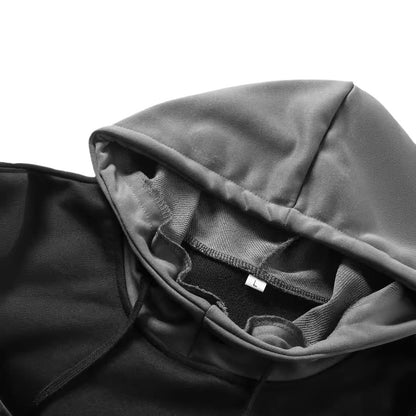 Drawstring Pocket Long Sleeve Sweater