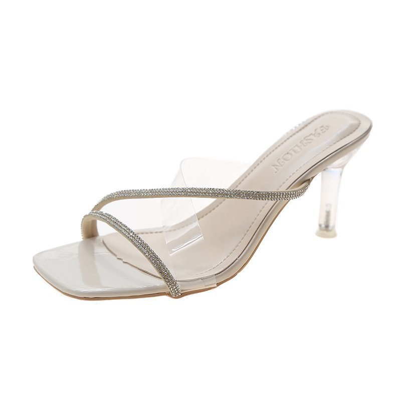 Wear Crystal Stiletto Sandal