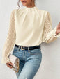 Half-turtleneck Chiffon Long-sleeved