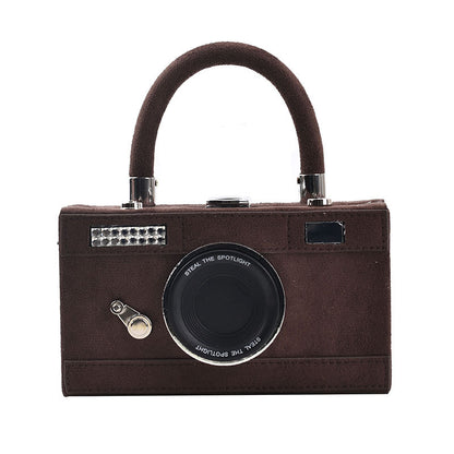 Frosted Camera Shoulder Bag