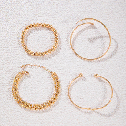 Retro Simplicity Thick Chain Bracelet