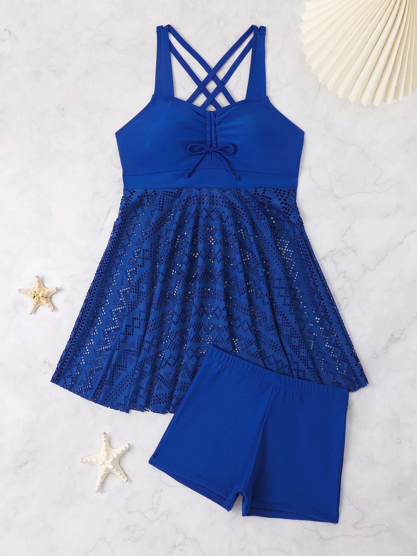 Skirt Split Two-piece Swimsuit