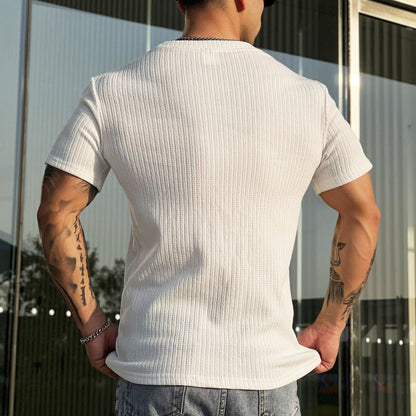 Breathable Fitness Round Neck Short Sleeve