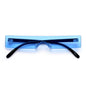 One-piece Square Rimless Sunglasses