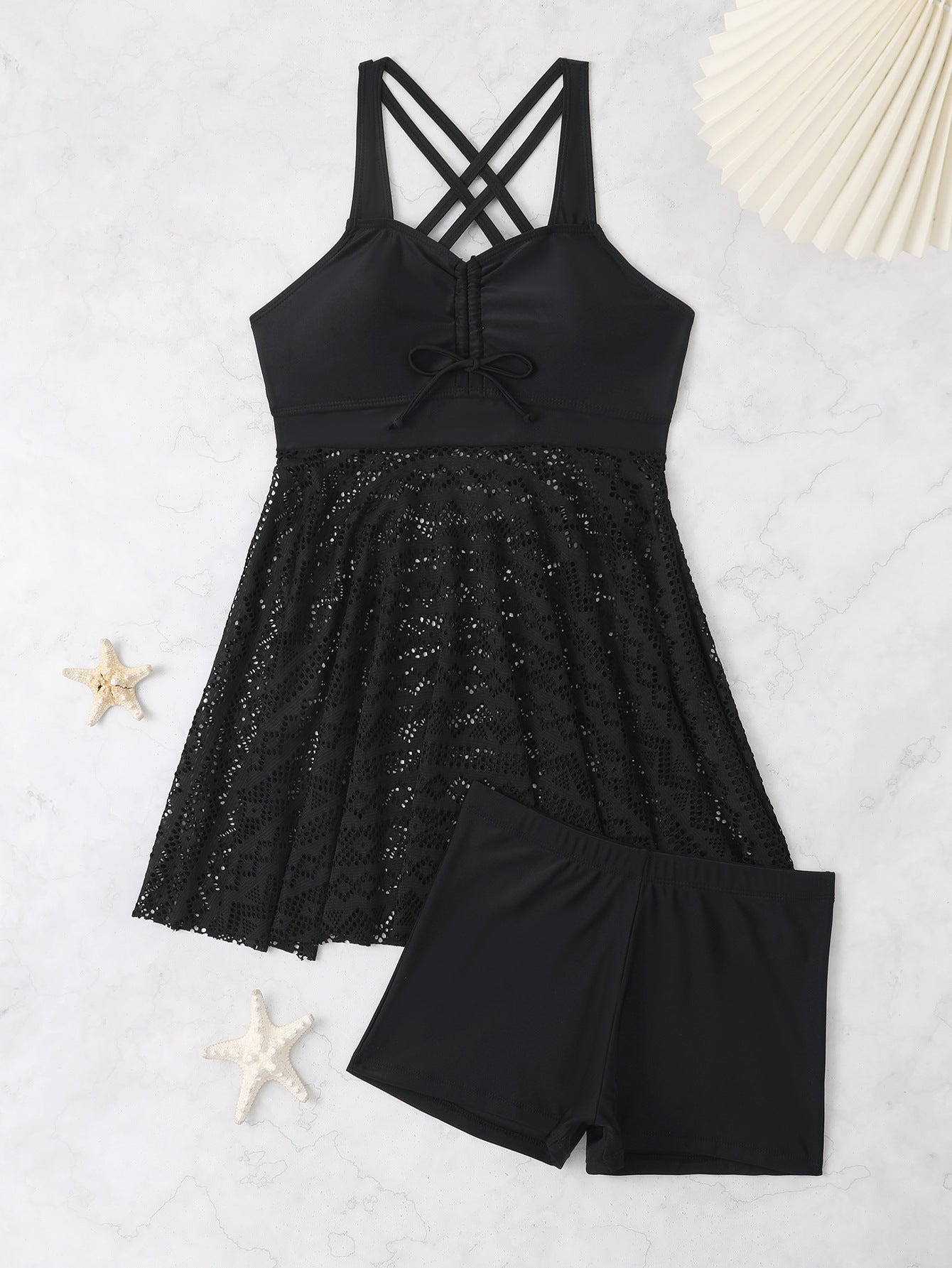 Skirt Split Two-piece Swimsuit