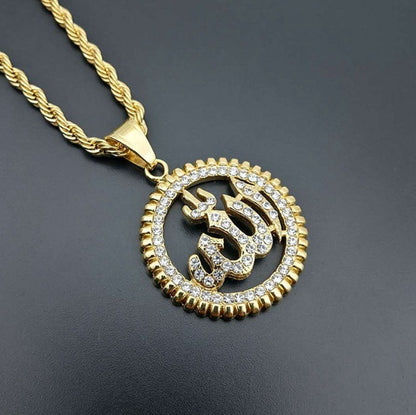 Golden Rhinestone Necklace